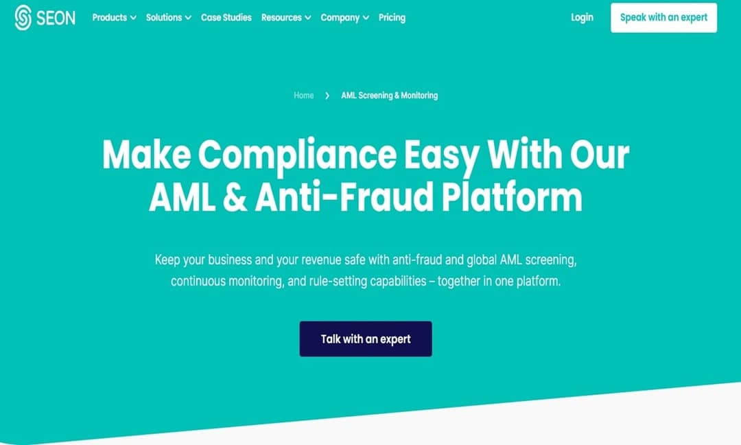 seon- aml software
